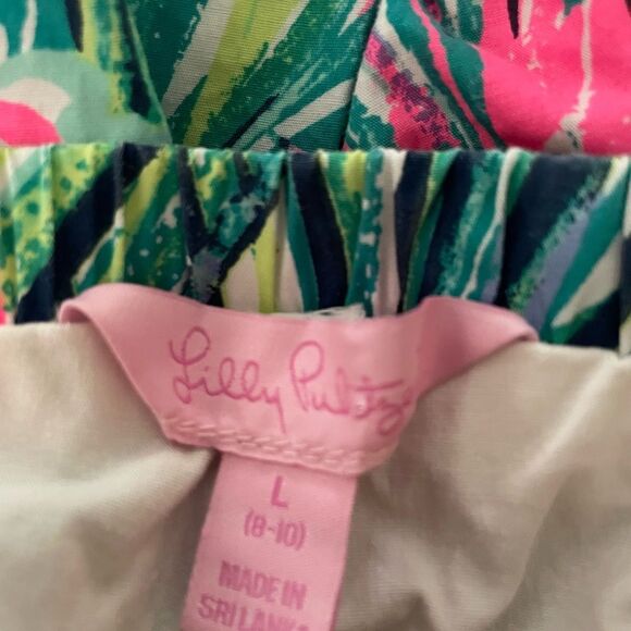 Lilly Pulitzer girls skirt with built in shorts size large 8-10 - Picture 3 of 3